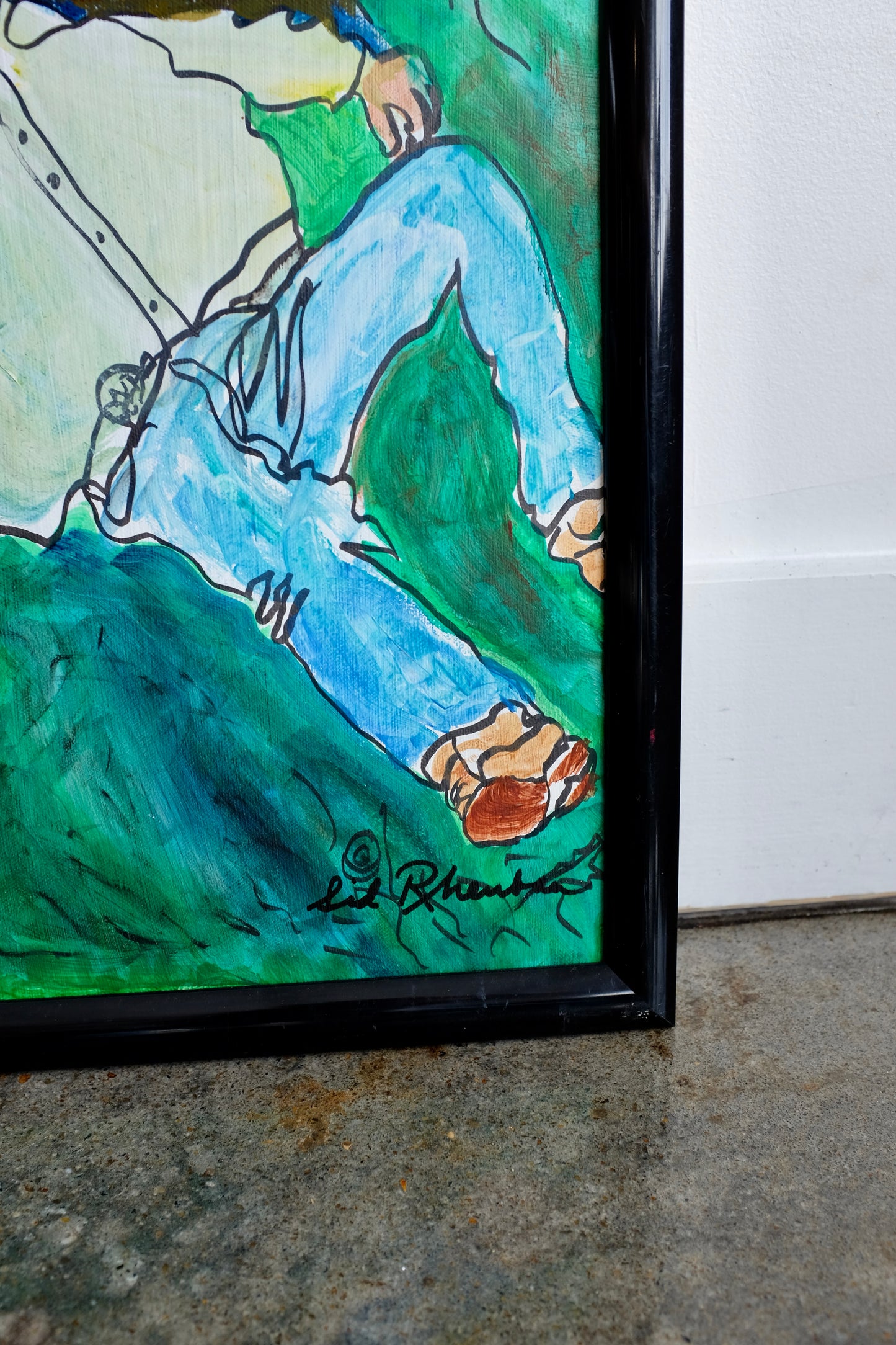 "Day Dreams" Painting, Sid Rheuban