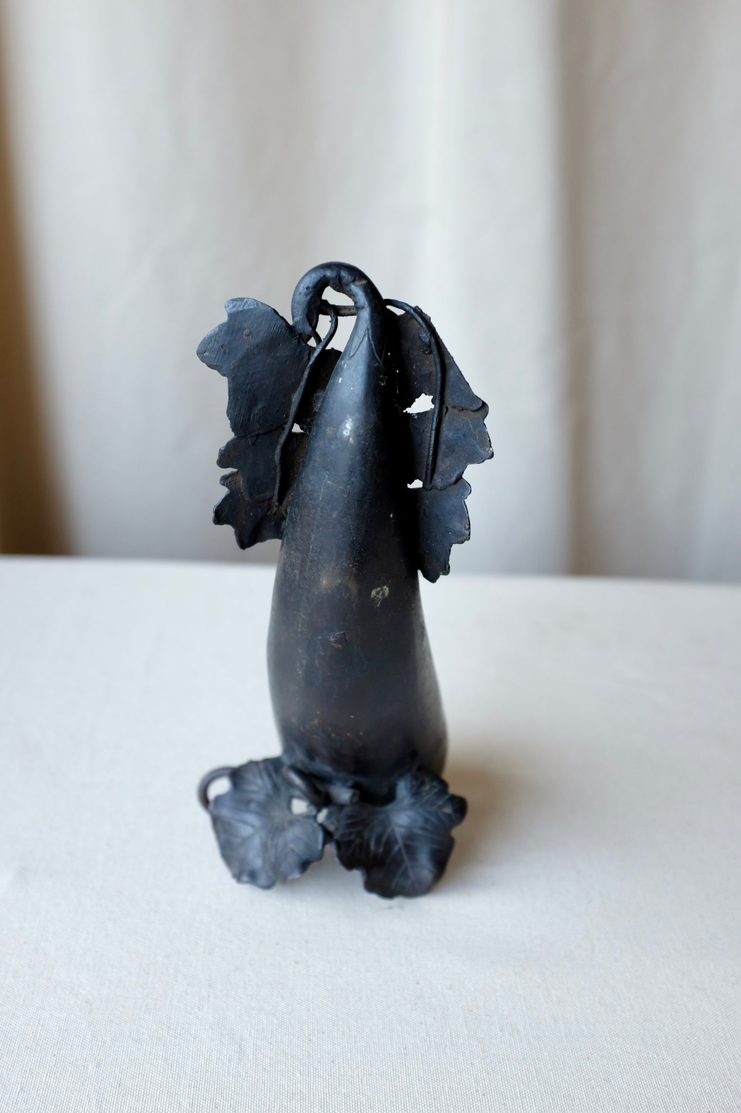Bronze Chinese Eggplant Vase