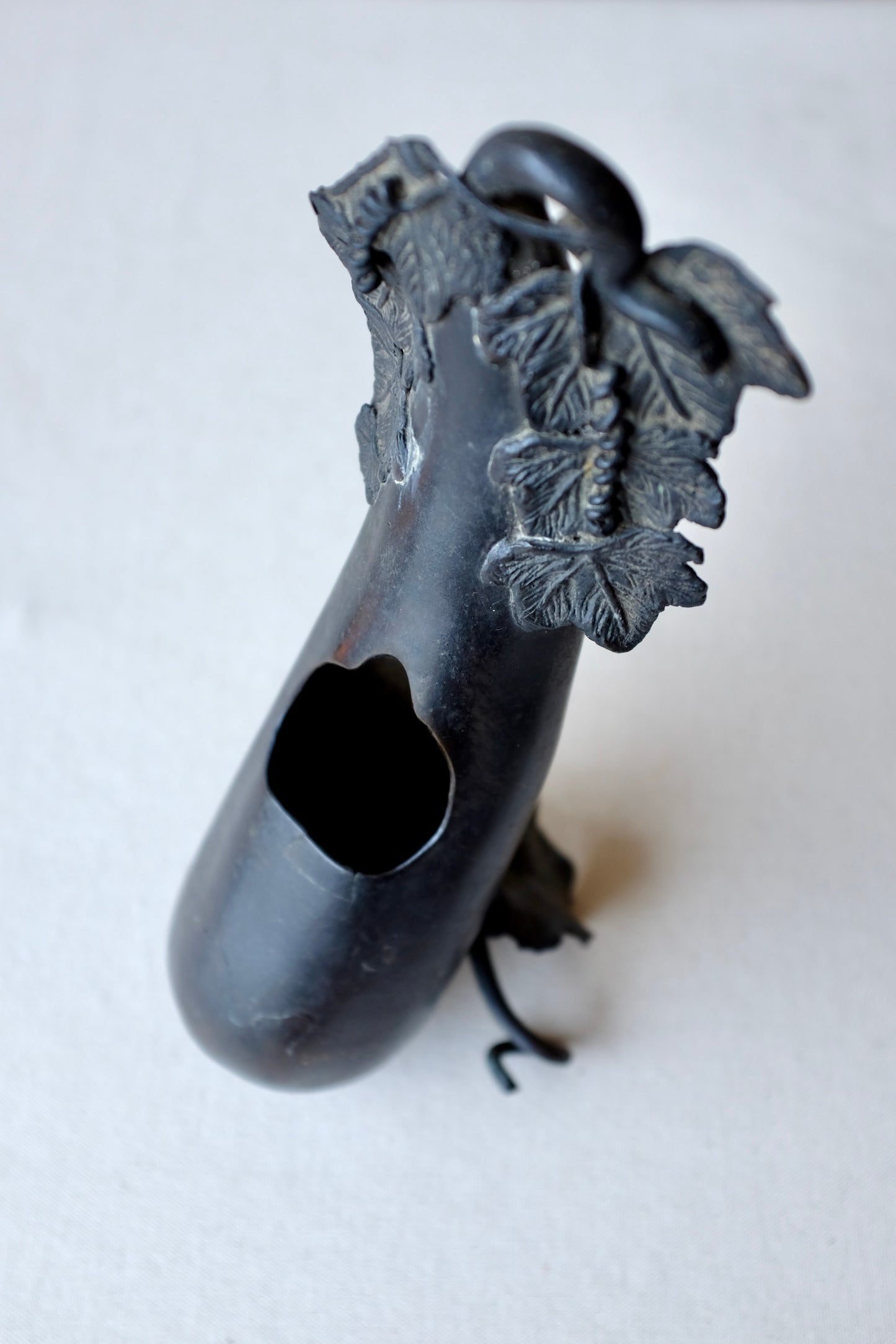 Bronze Chinese Eggplant Vase