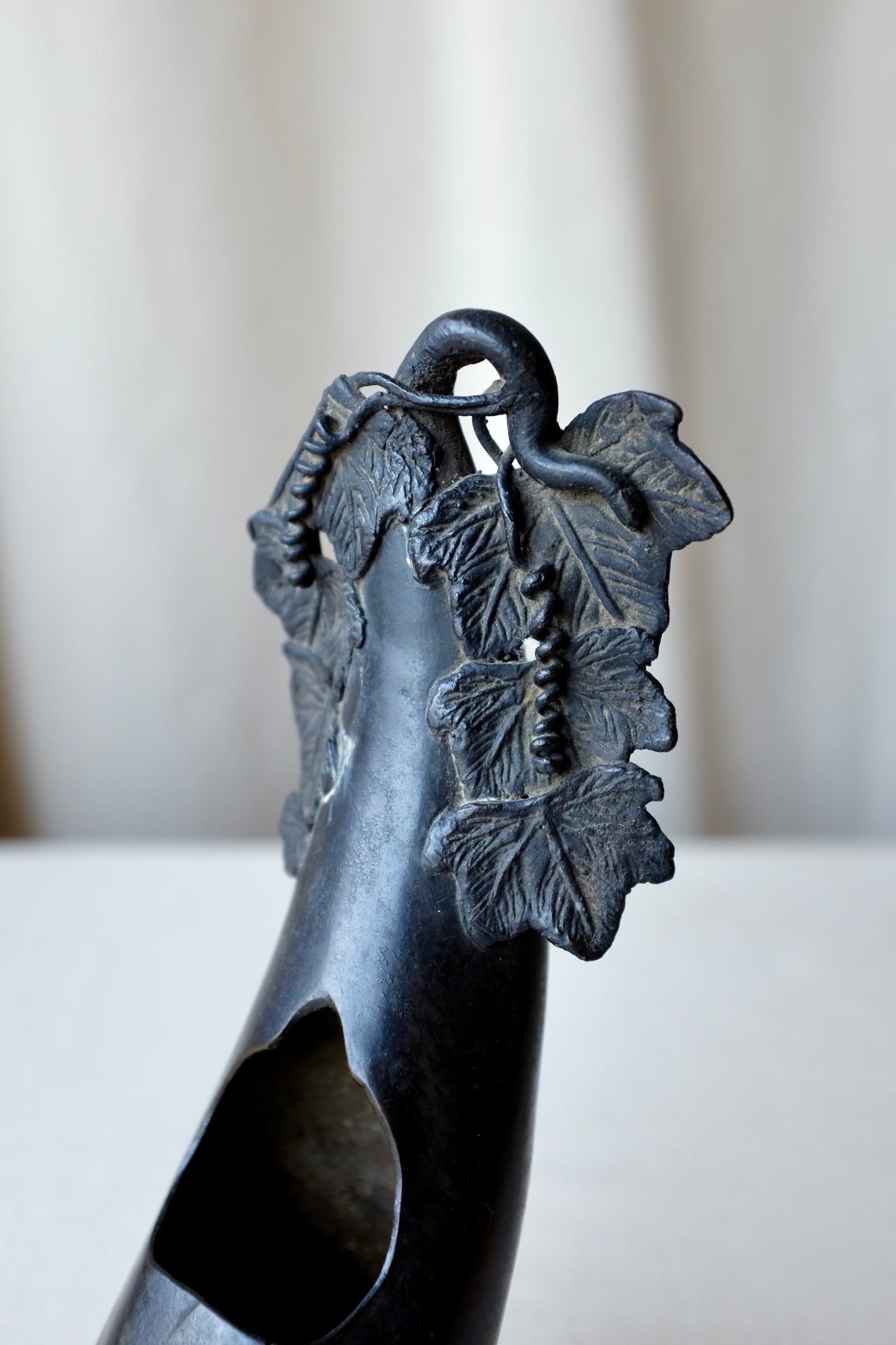 Bronze Chinese Eggplant Vase