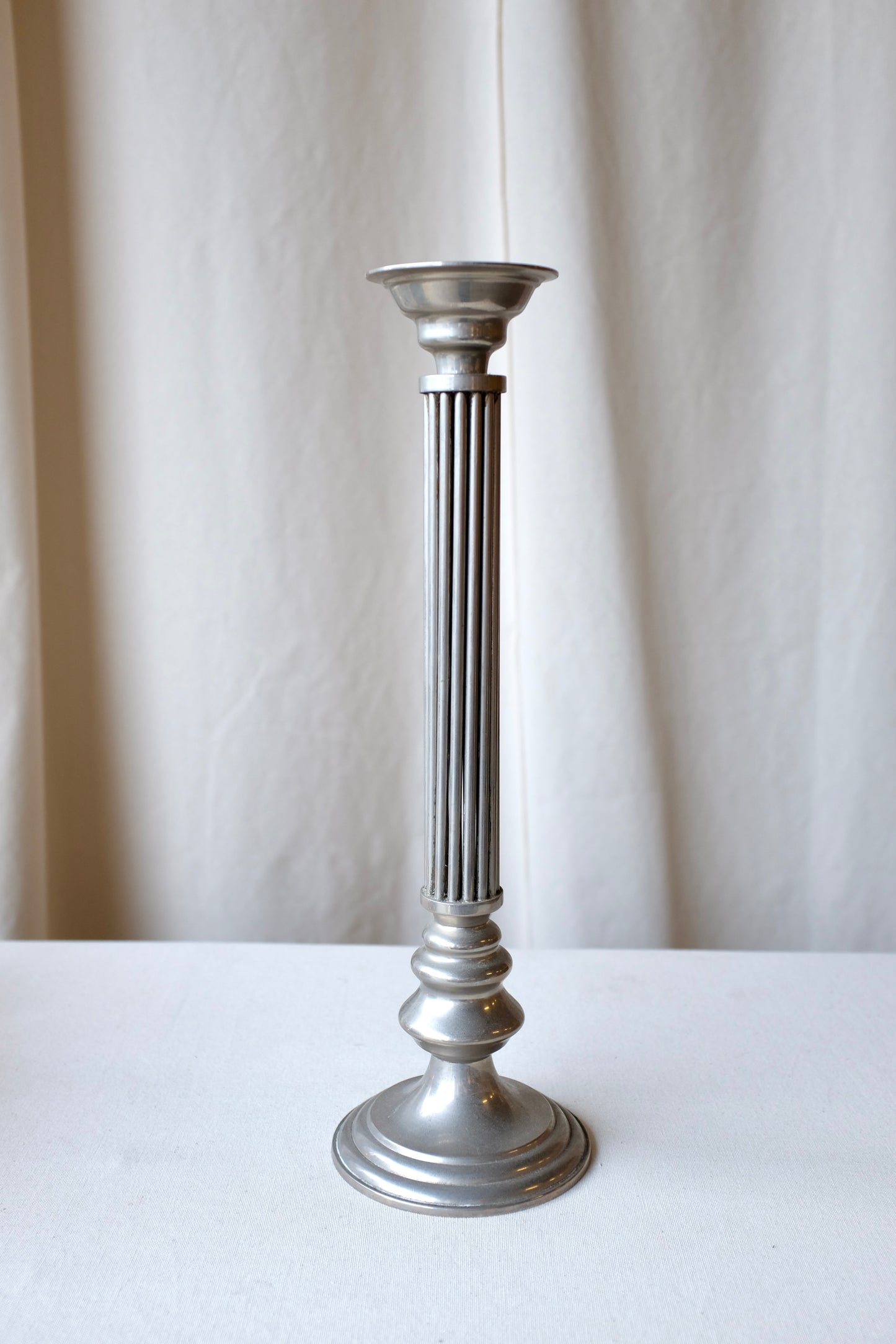 Steel Modern Candlestick