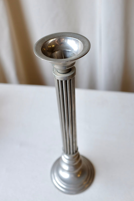 Steel Modern Candlestick