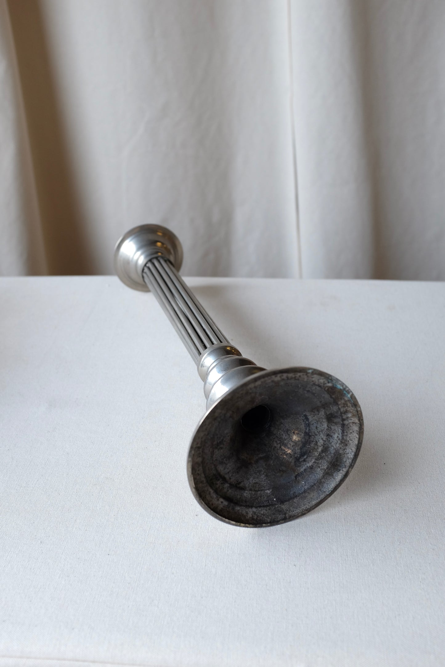 Steel Modern Candlestick