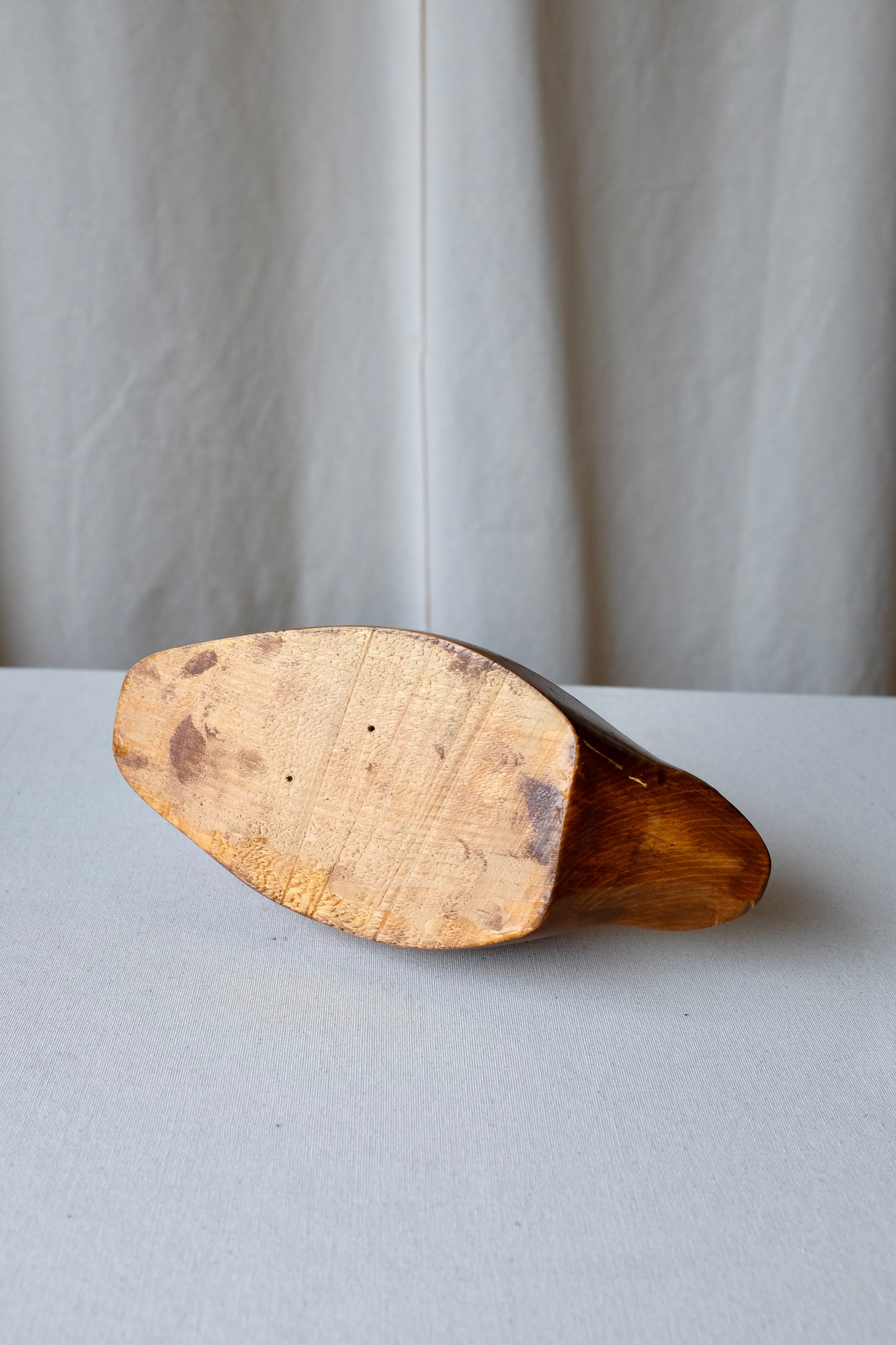 Wood Carved Duck Decoy, Hooded Merganser