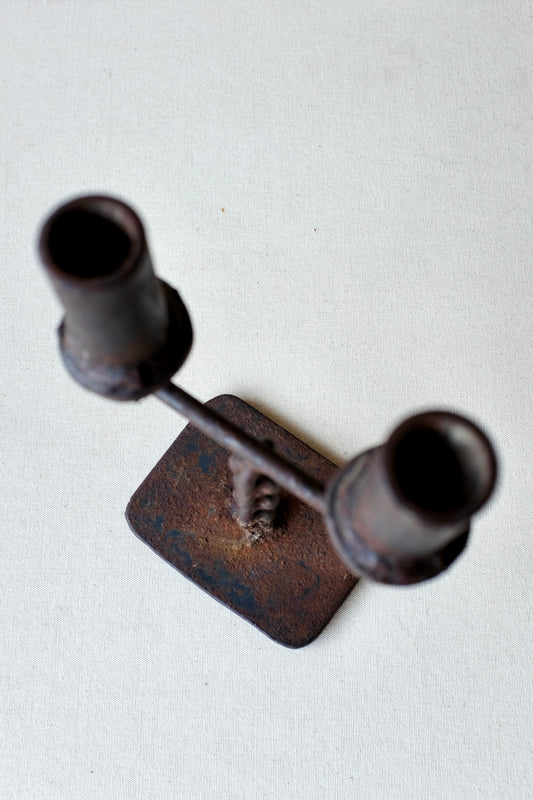 Iron Chain Candelabra