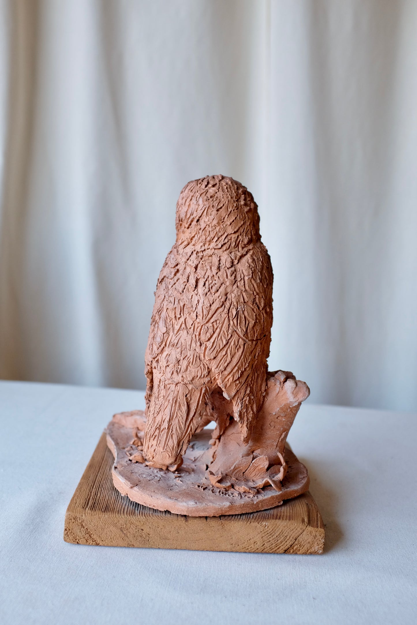 Ceramic Owl Sculpture