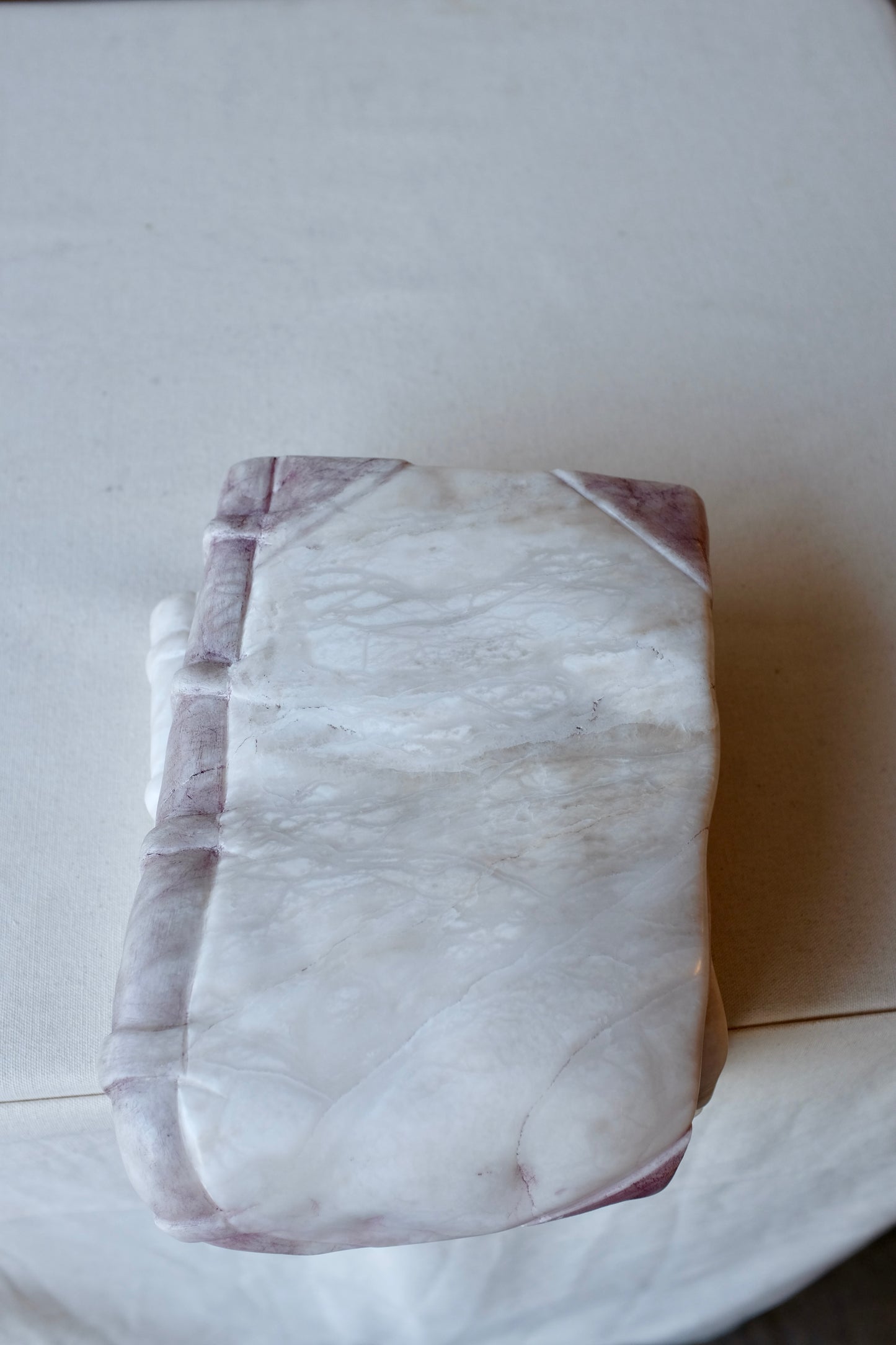 Carved Marble Melting Books, Bob Brower
