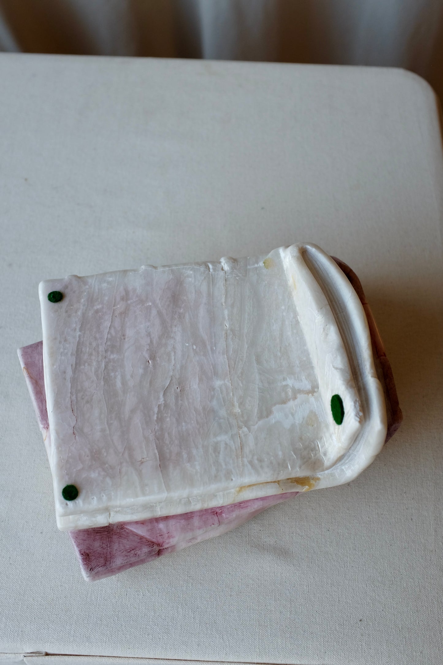 Carved Marble Melting Books, Bob Brower