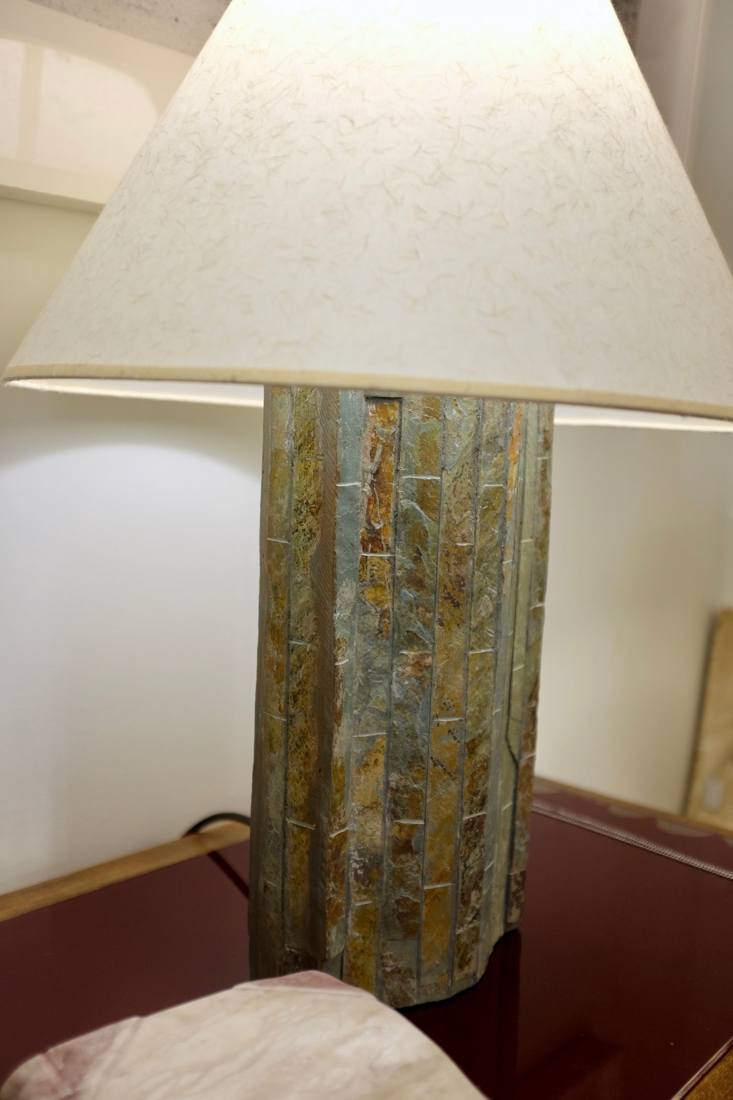 Blue Composite 2000's Lamps, Pair Available