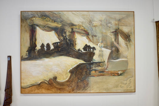 "Dust Devils", Painting by Mary Sprague, 1983