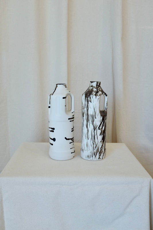 Ceramic Jugs, Signed Reynolds '04 England