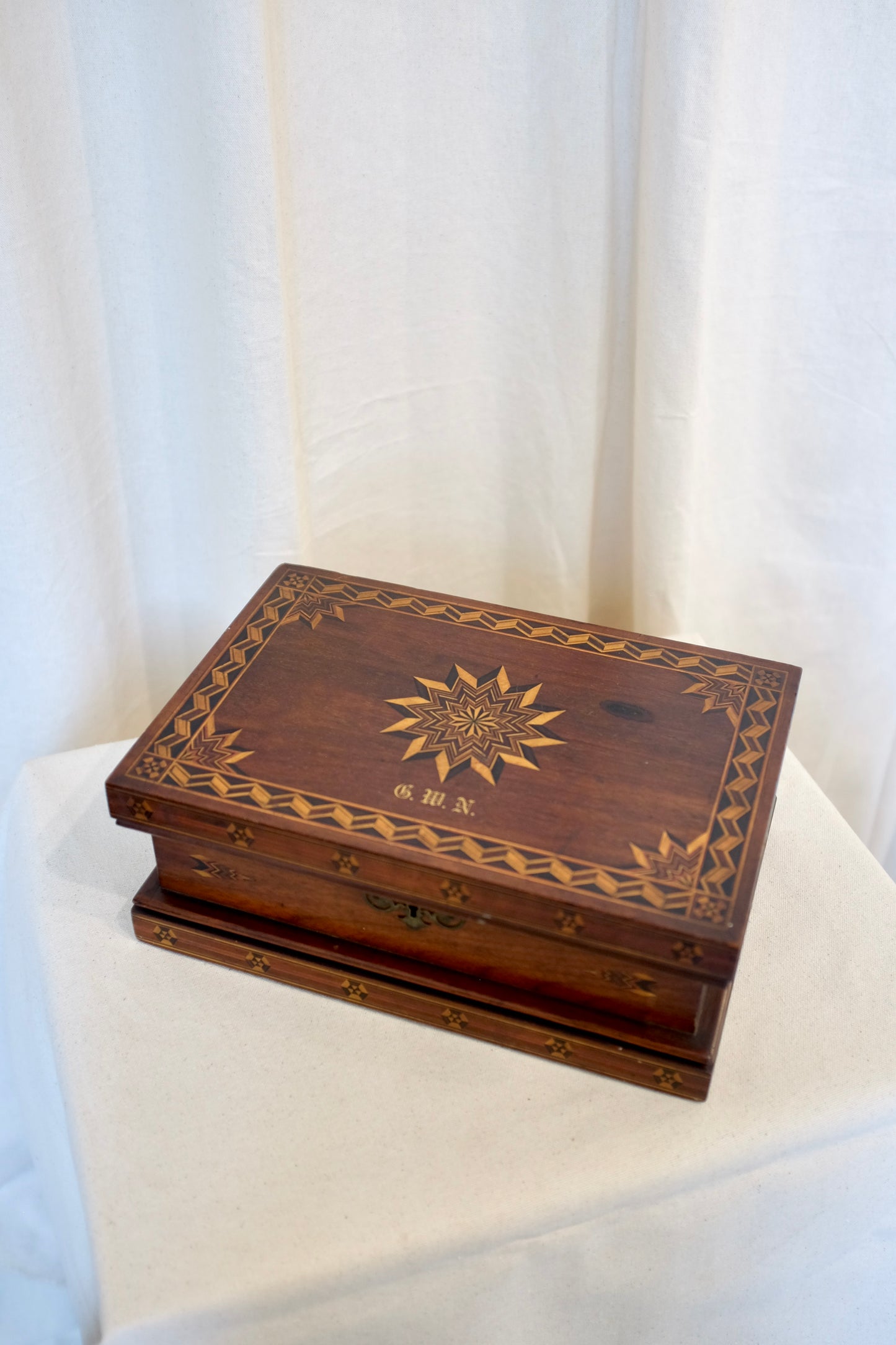 Victorian Inlaid Tabletop Box