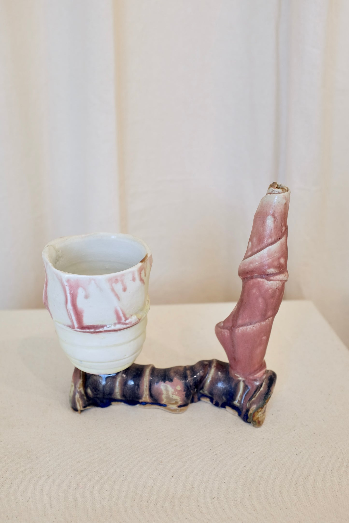 Art Pottery Handled Cups