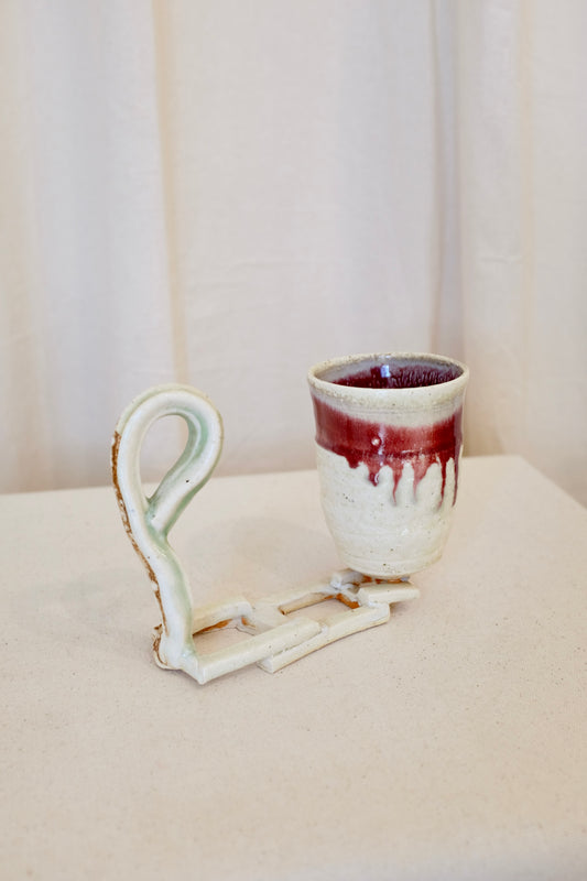 Art Pottery Handled Cups