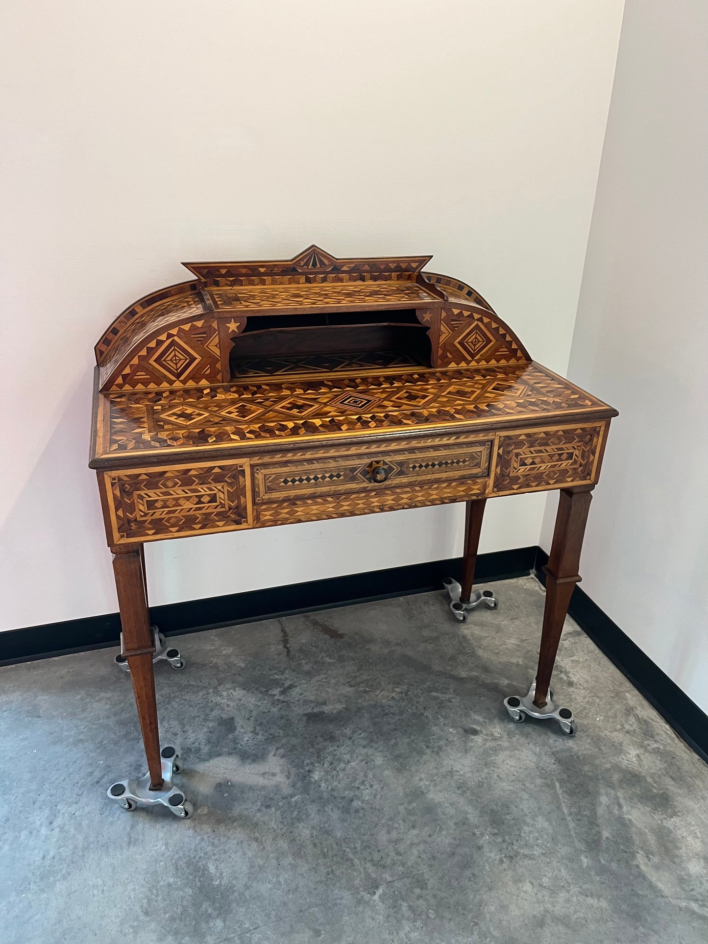 Ornate Marquetry Desk, 1930s