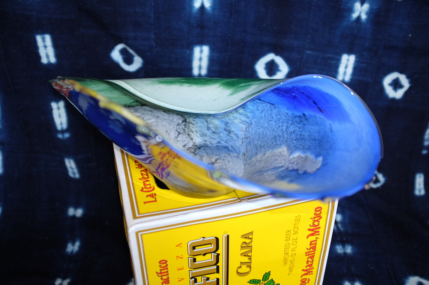 Big Rainbow Glass Shell