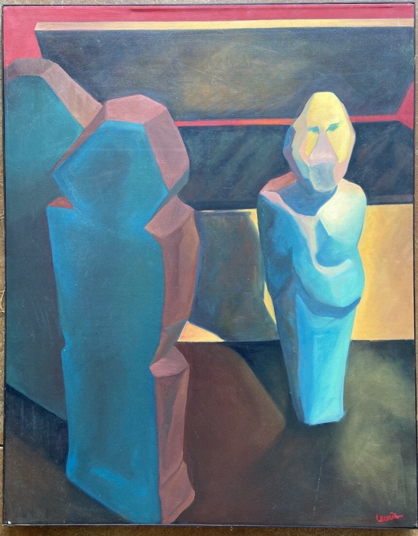 Large Abstract Figural Painting