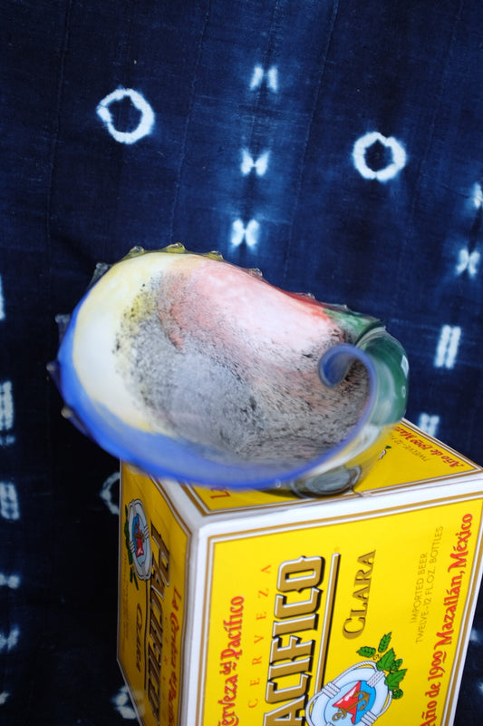 Big Rainbow Glass Shell