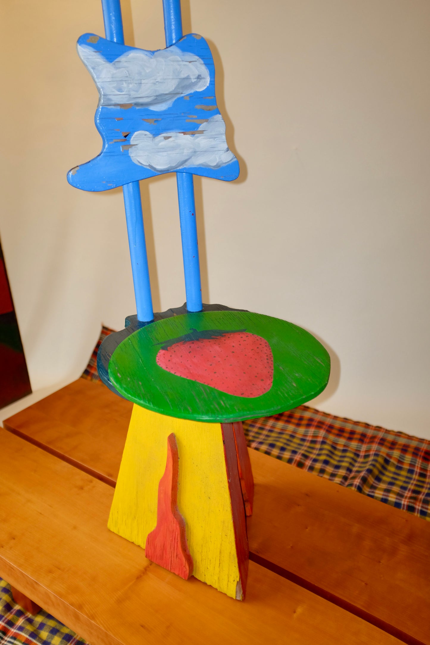 Painted Folk Art Chair