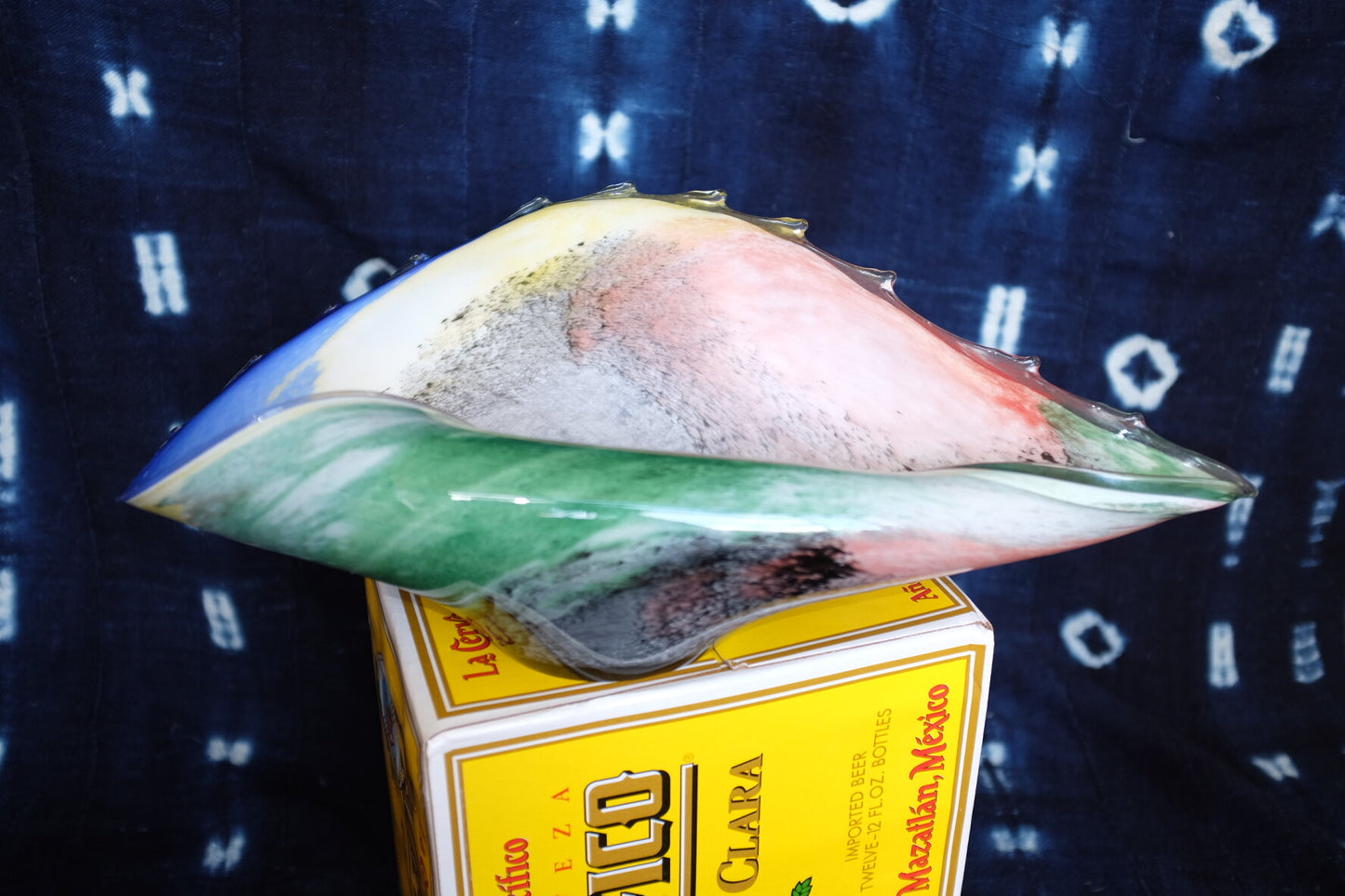 Big Rainbow Glass Shell