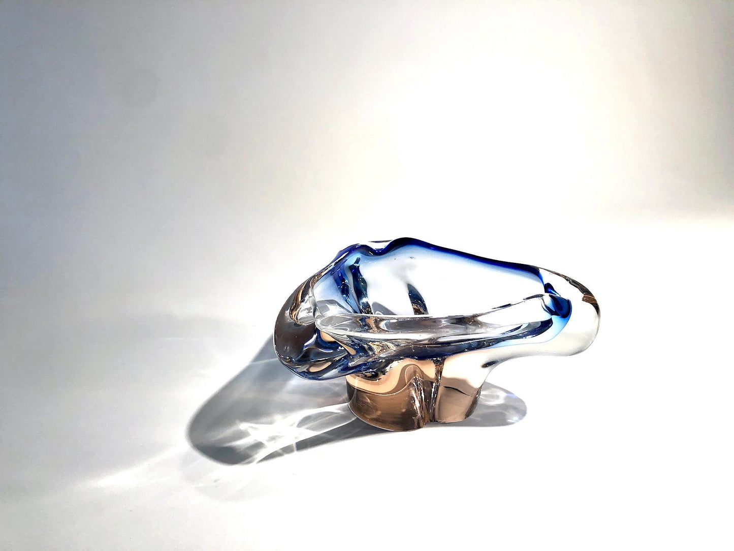 Sommerso Glass Dish