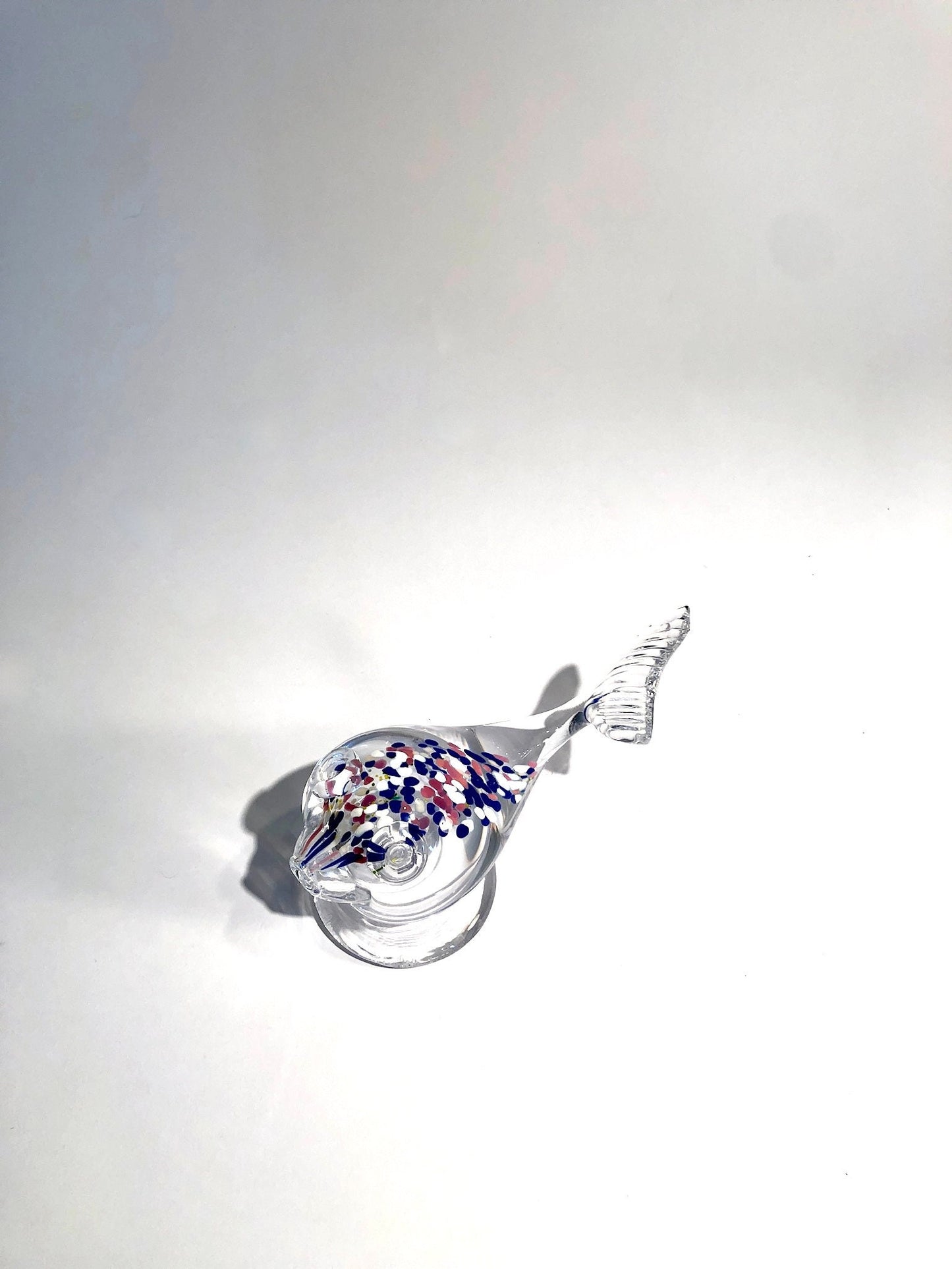 Art Glass Whale by Halling Glass Norway