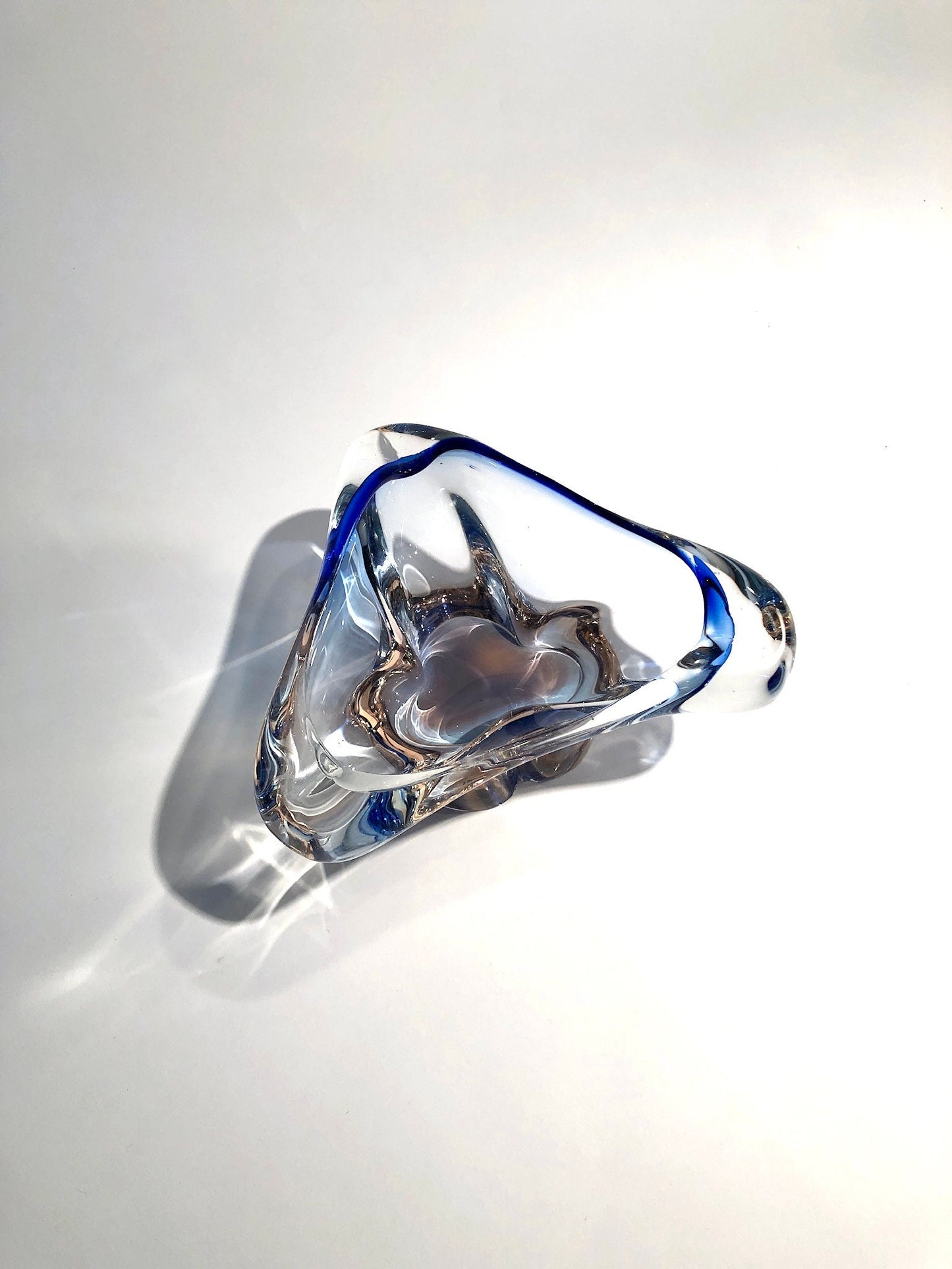 Sommerso Glass Dish