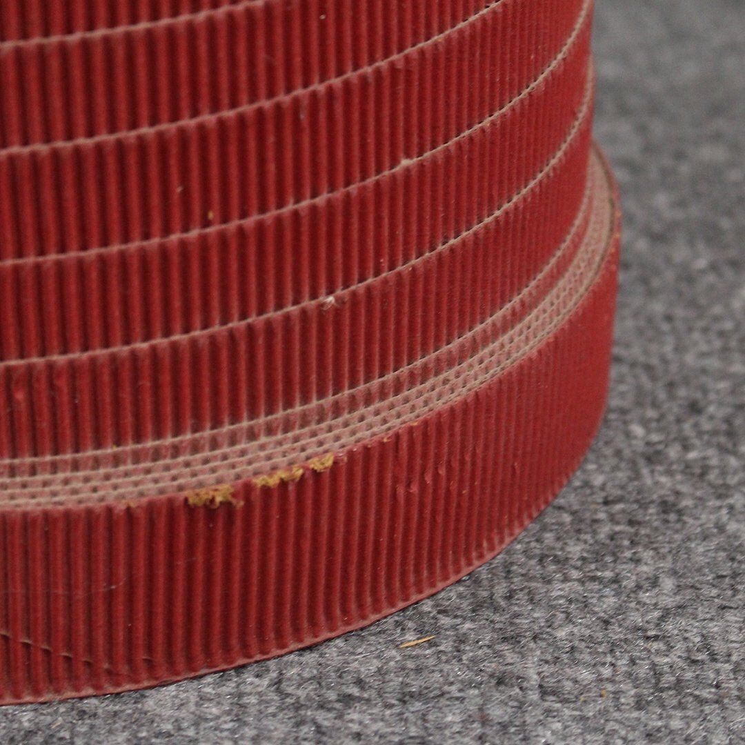 Red Cardboard Lamp, style of Gregory Van Pelt