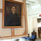 Framed Portrait of a Compelling Lady, 19th Century Folk Art