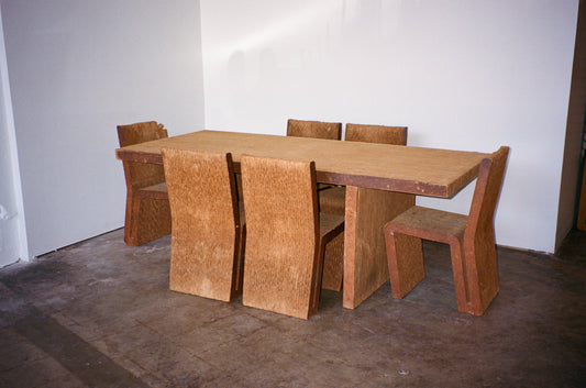 Easy Edges Dining Set, Frank Gehry