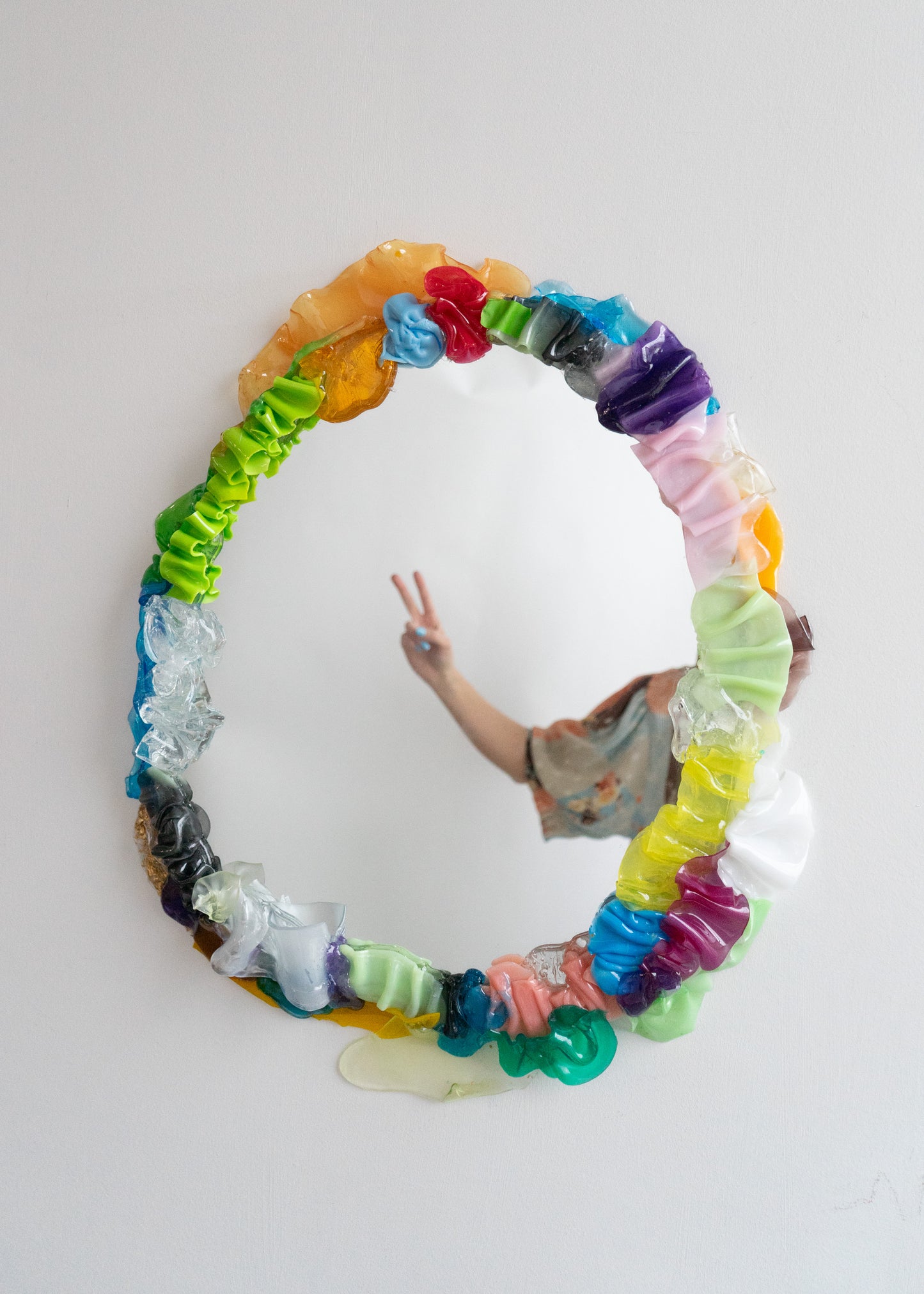 Ruffle Pond Mirror
