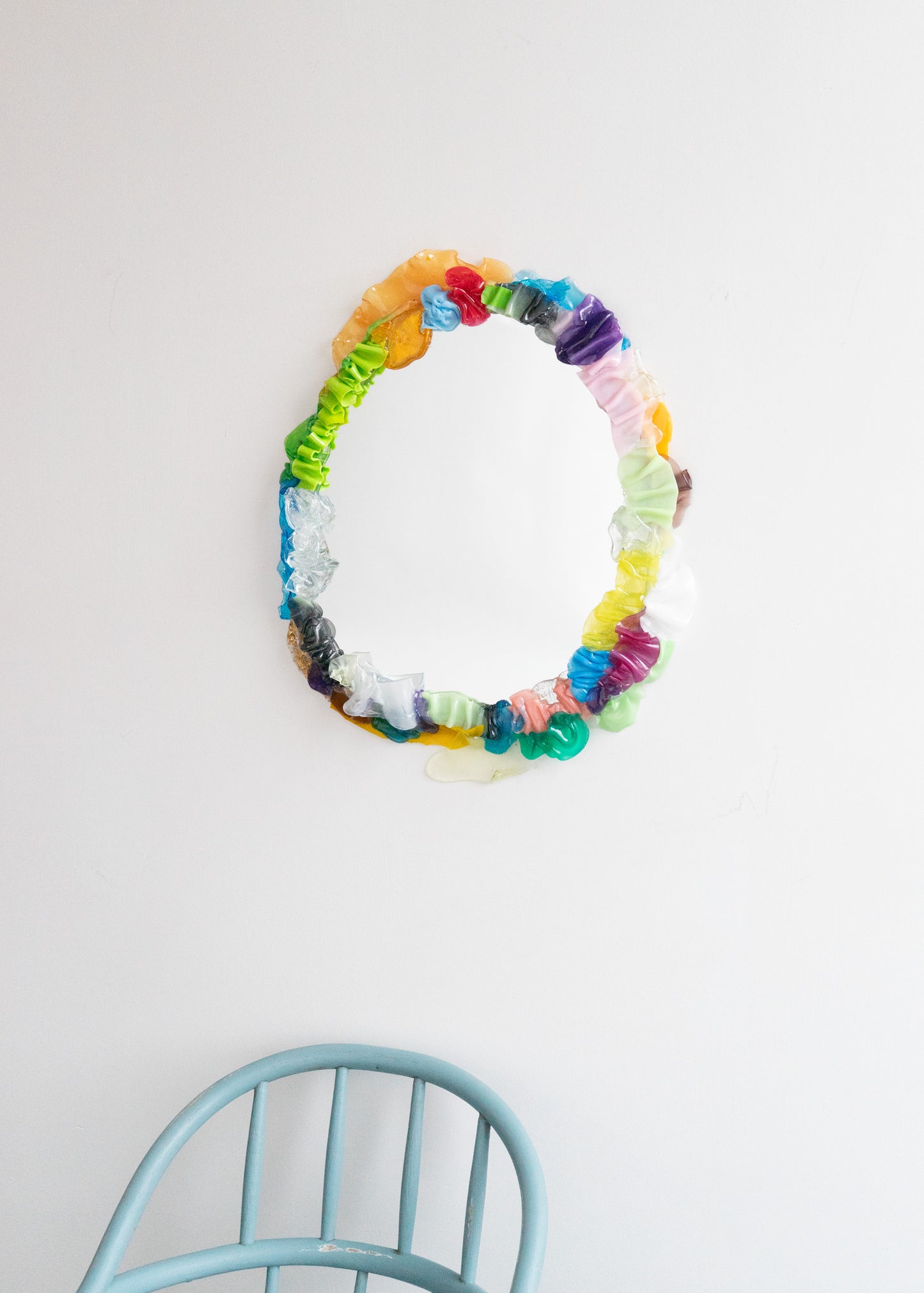 Ruffle Pond Mirror
