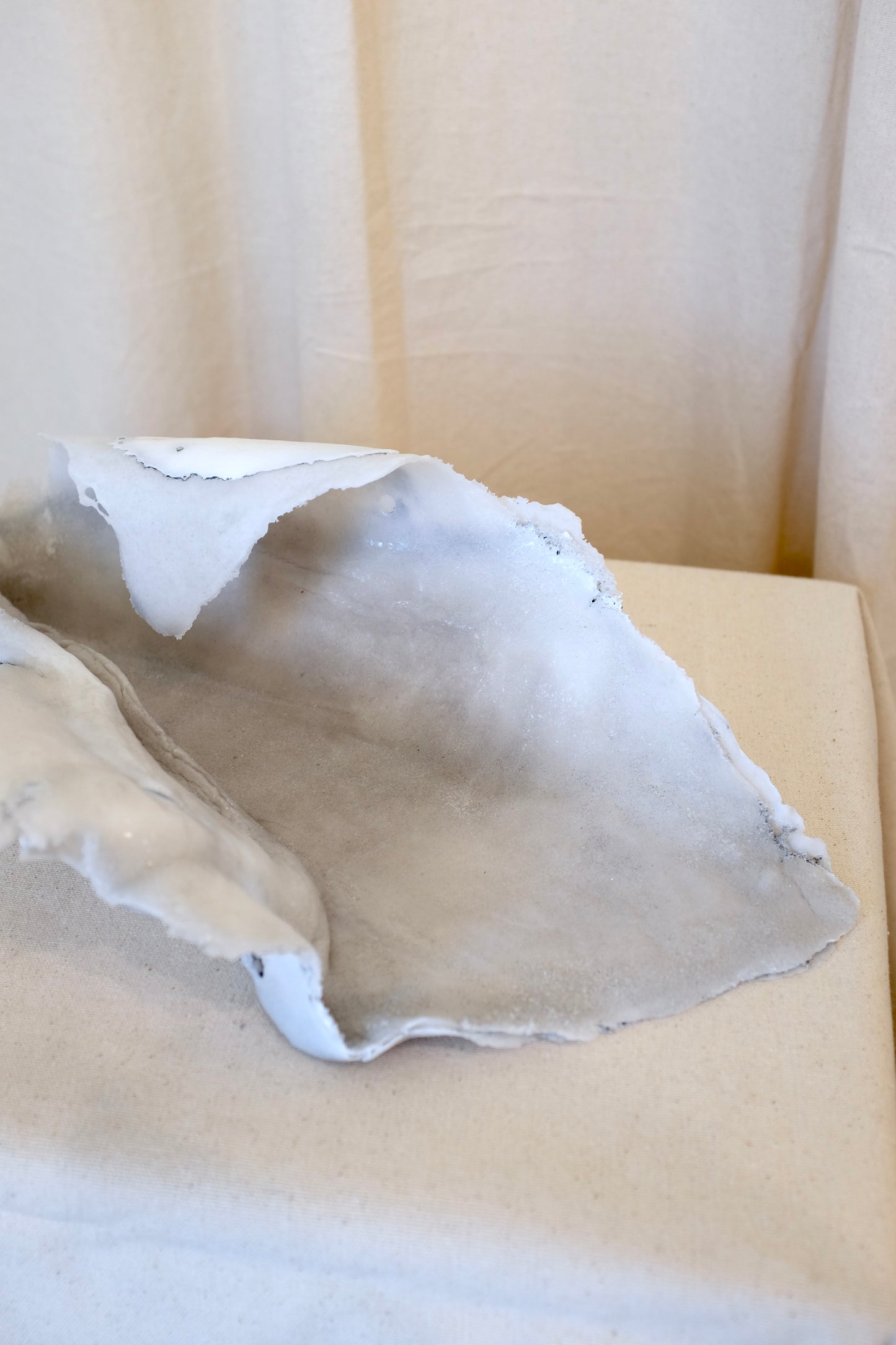 Pate de Verre Layered Glass Sculpture, Fahan McDonagh