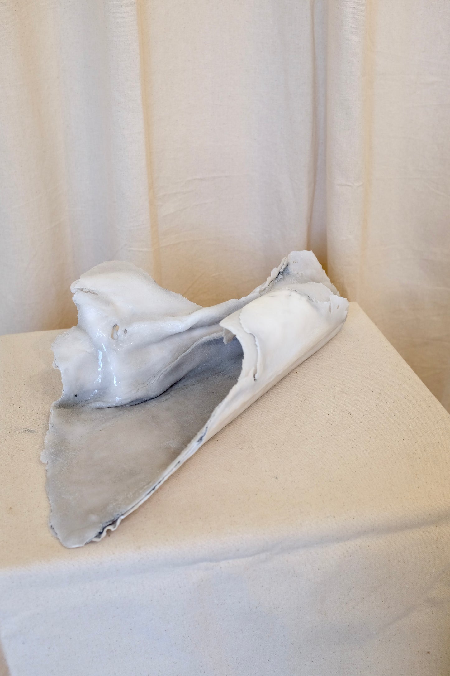 Pate de Verre Layered Glass Sculpture, Fahan McDonagh