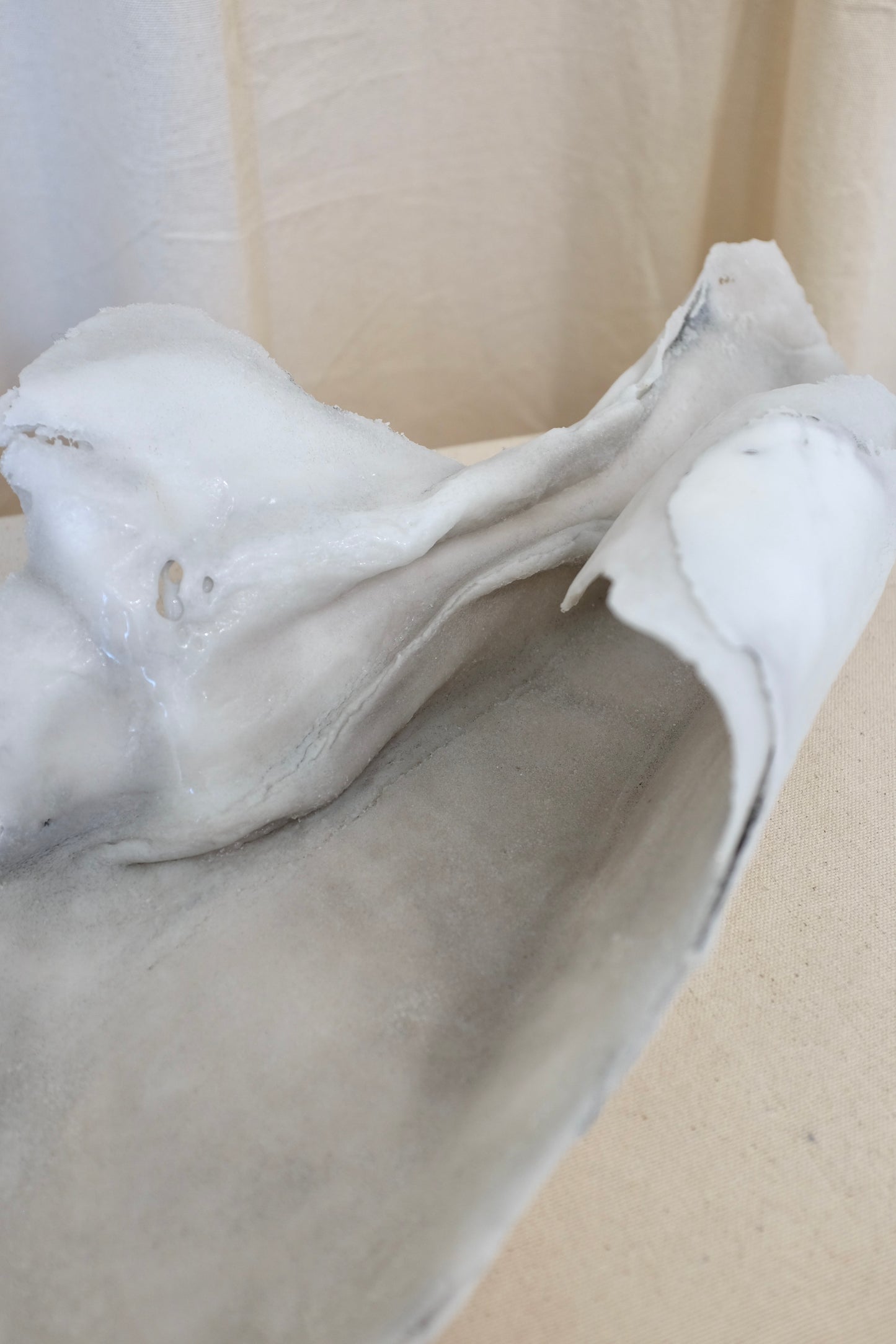 Pate de Verre Layered Glass Sculpture, Fahan McDonagh