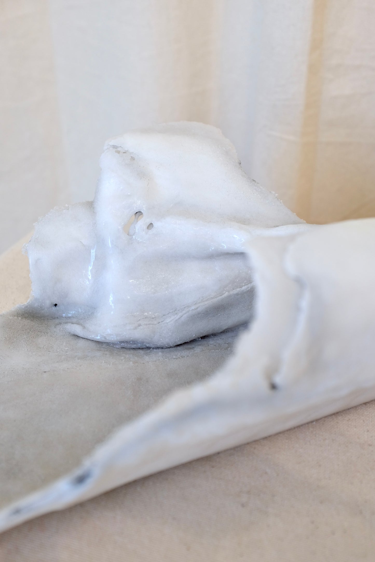 Pate de Verre Layered Glass Sculpture, Fahan McDonagh