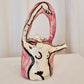 Art Pottery Teapot, Painted Lady