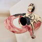 Art Pottery Teapot, Painted Lady