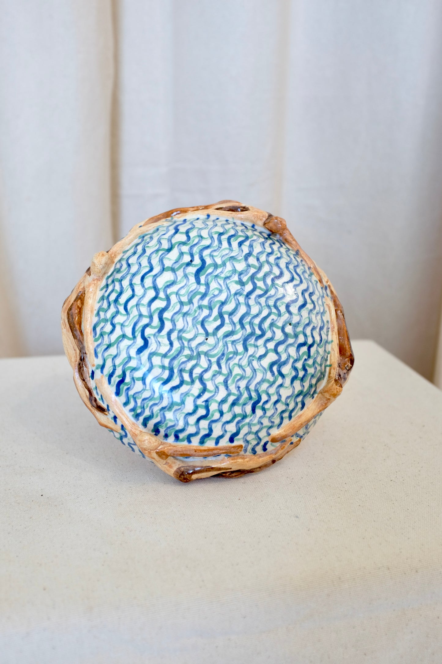 The Many, Small Wide Bowl, Art Pottery, Marilyn Andrews