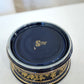 Greek Gilt Blue Porcelain Ashtray, Sphathas Karamik