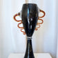 Art Glass Handled Urn, Chip Scarborogh