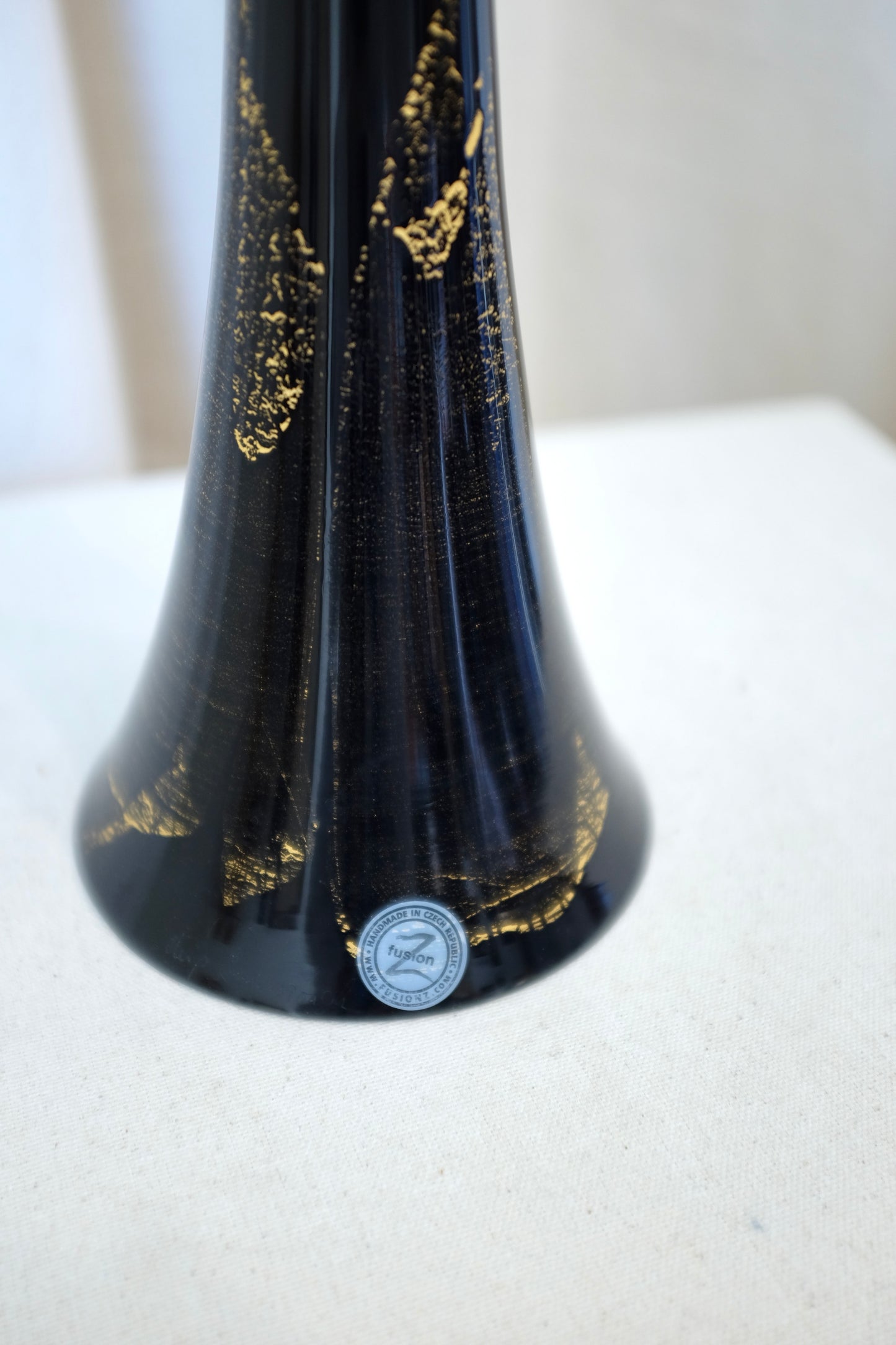 Art Glass Handled Urn, Chip Scarborogh