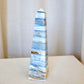 Blue and White Stone Obelisk