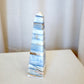 Blue and White Stone Obelisk