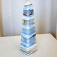 Blue and White Stone Obelisk