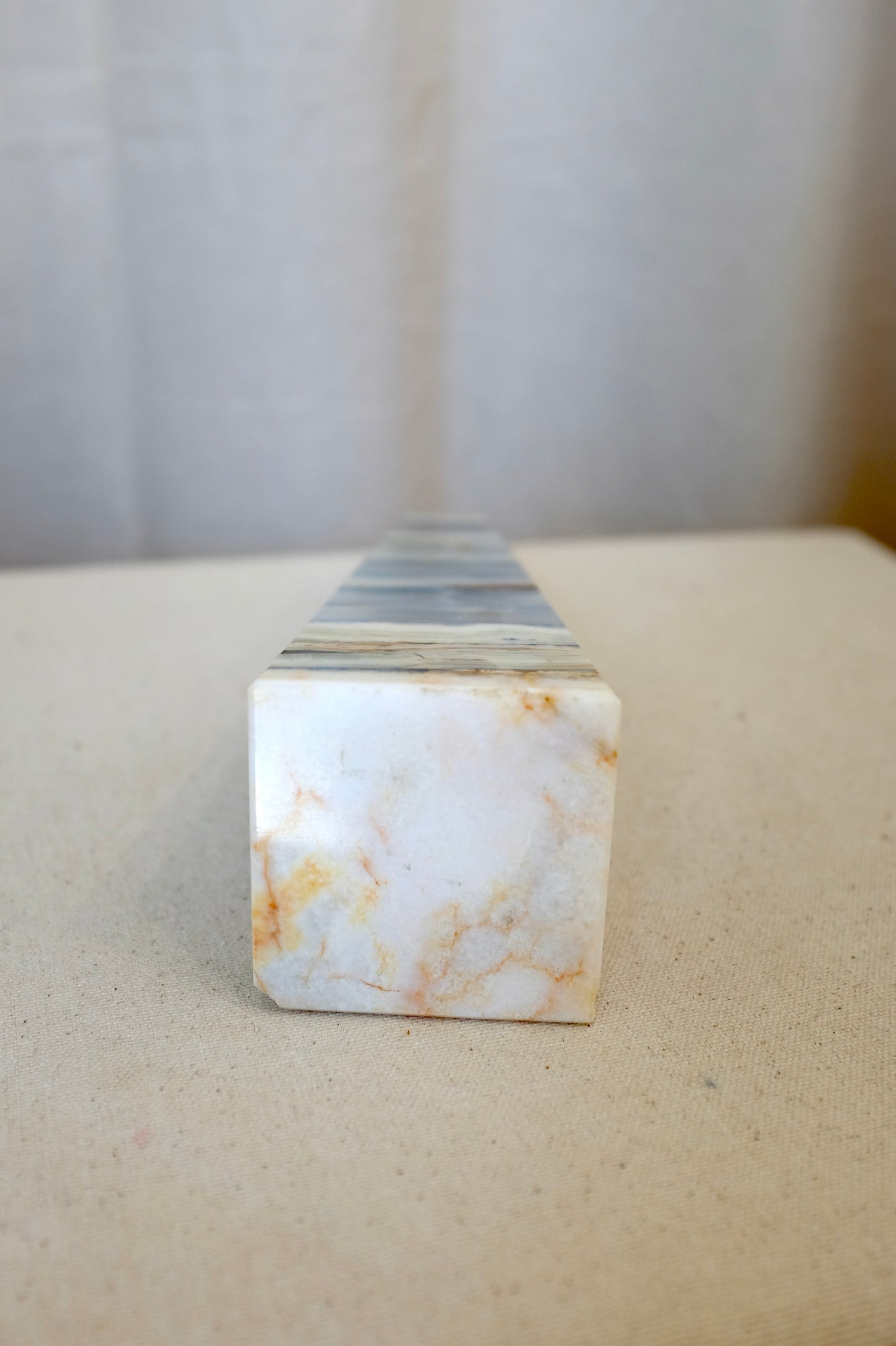 Blue and White Stone Obelisk