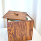 Square Oak Ice Box