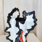 Three-winged Abstract Ceramic Vase
