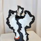 Three-winged Abstract Ceramic Vase