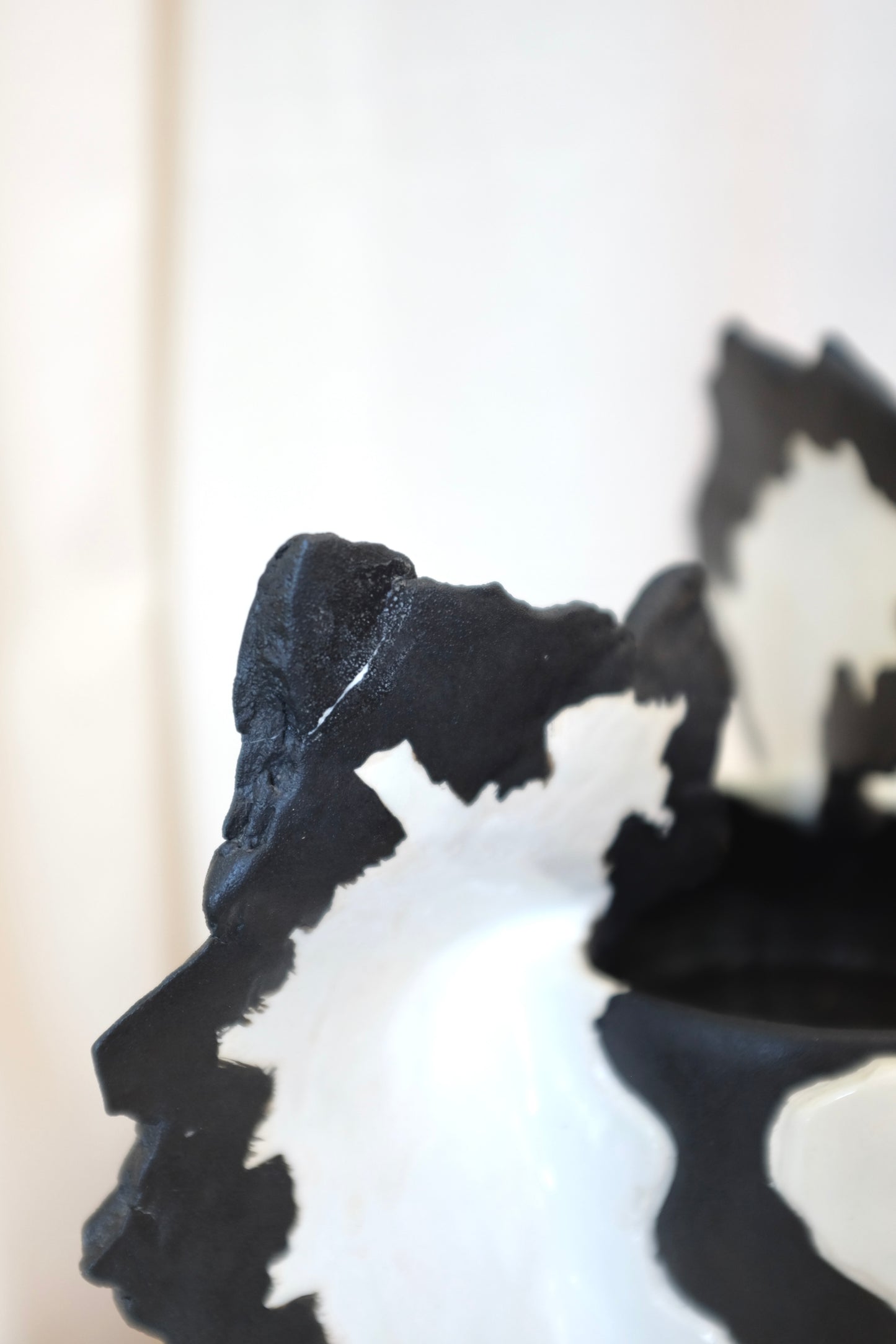 Three-winged Abstract Ceramic Vase